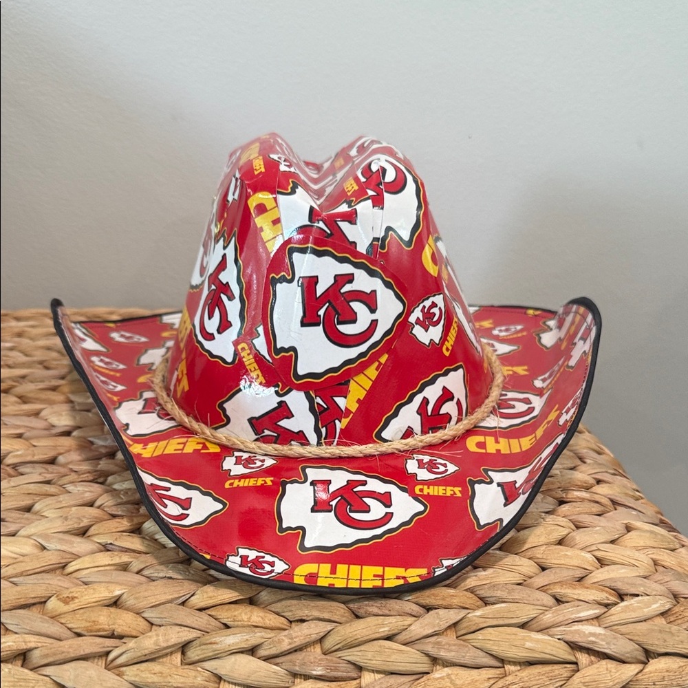 NFL Kansas City Chiefs Hat Cowboy KC Arrowhead Red Adult Unisex Womens Mens OS